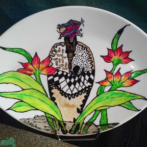 MES PEINTURES SUR PORCELAINE